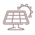 Ikona fotovoltaika - solárne panely | inpeks.sk